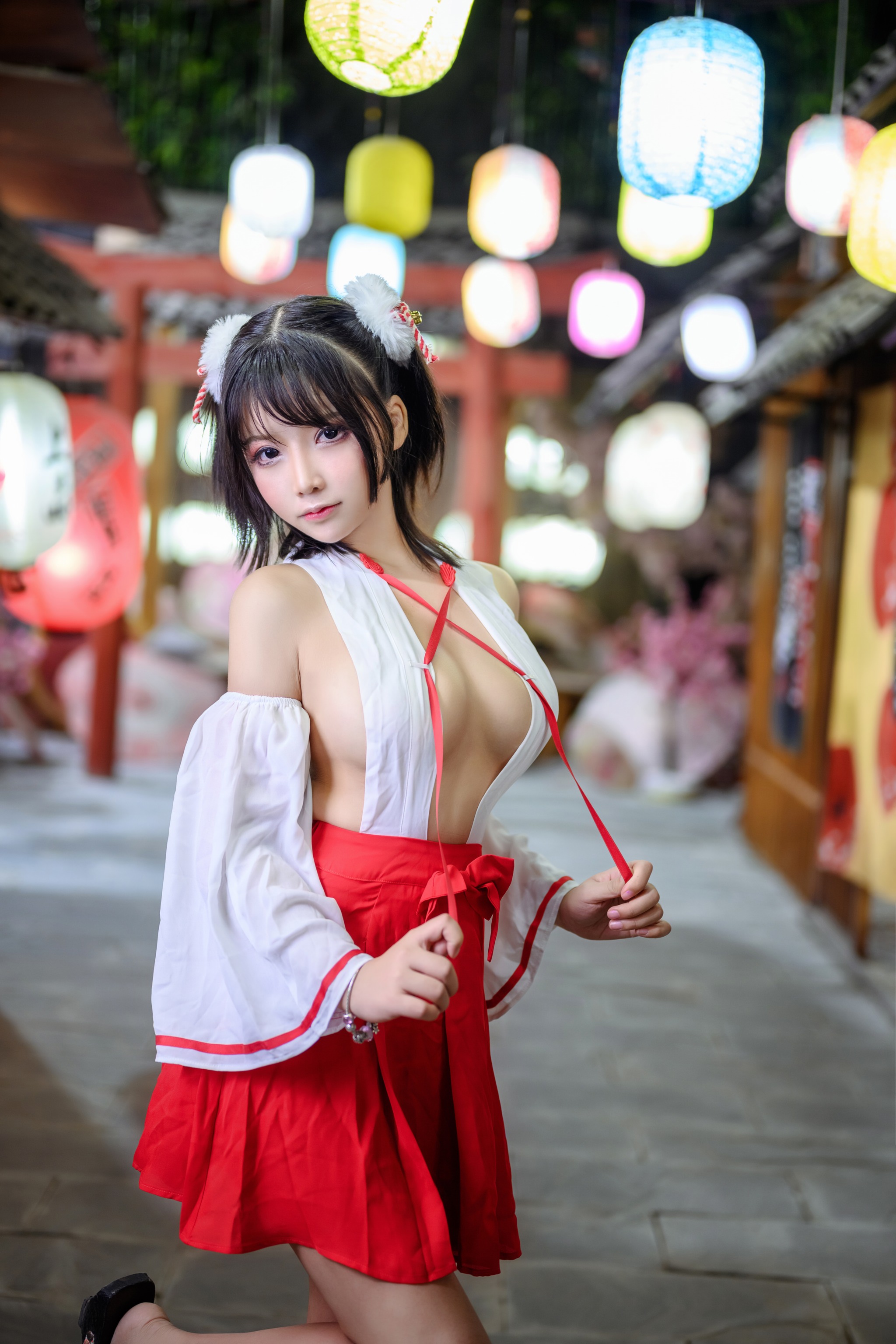 抱走莫子aa - NO.012 限量电子版巫女[37P]-XikXak